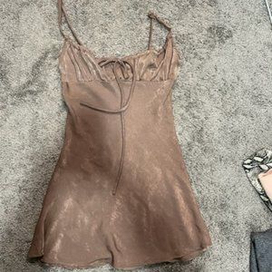 Tan Dress